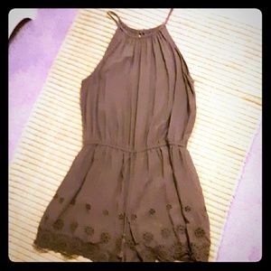 Military Green Romper